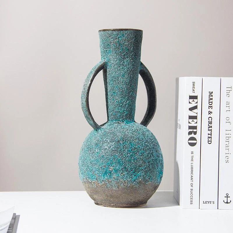 Nile Textured Ceramic Vase