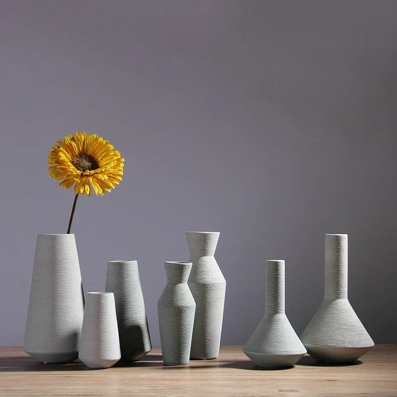 Set in Stone Ceramic Vases