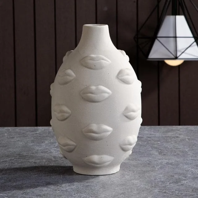 Clay Kiss  Vase