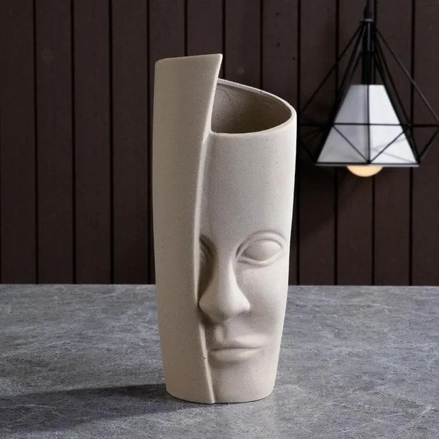 Clay Folded Vase