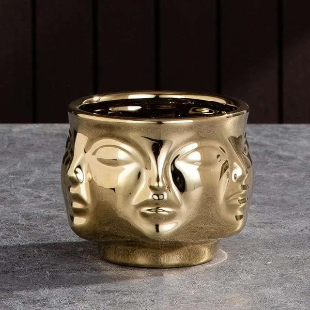 Gold Planter