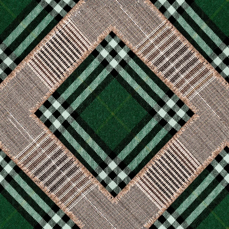 Checkered Patchwork Wallpaper