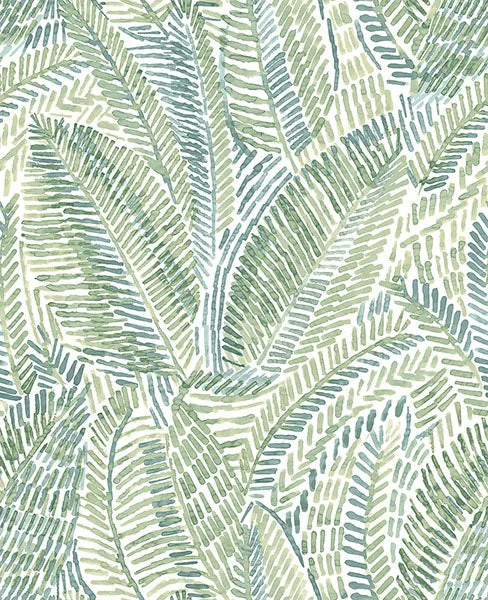 Fildia Green Botanical Wallpaper