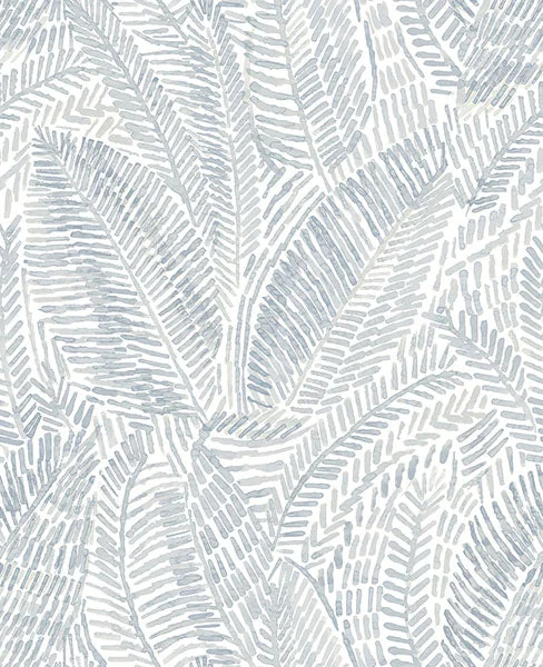 Fildia Light Blue Botanical Wallpaper