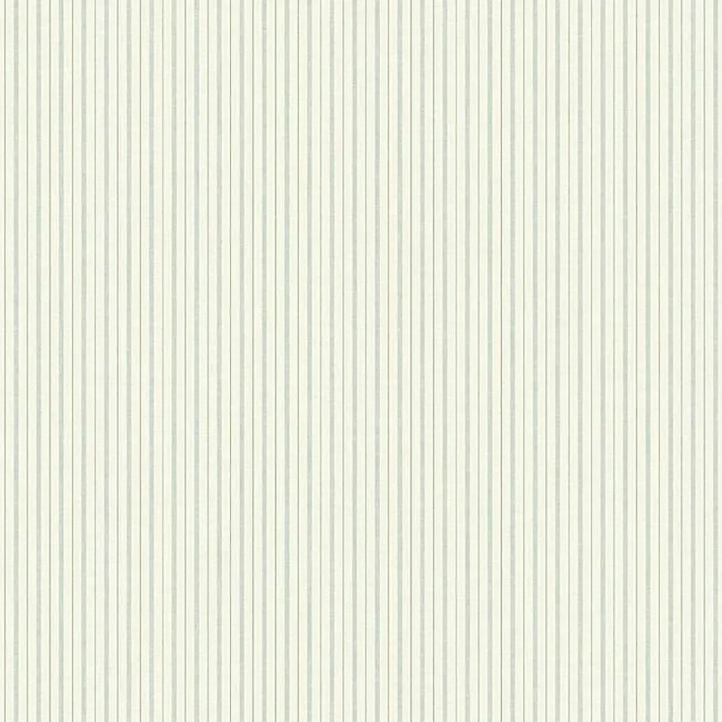 French Ticking Wallpaper in Light Blue