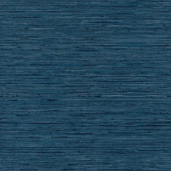 Grasscloth Peel & Stick Wallpaper in Blue