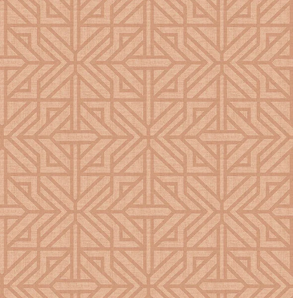 Hesper Rust Geometric Wallpaper