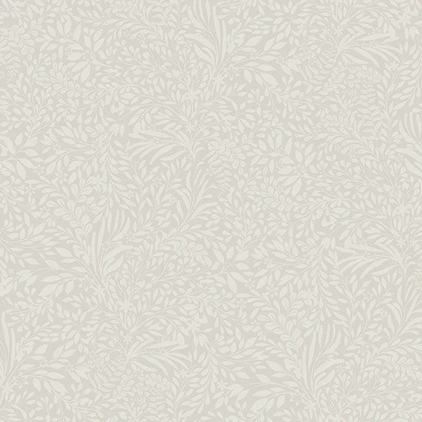 Kristina Light Grey Botanical Wallpaper