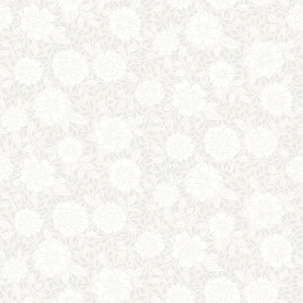 Lizette Light Grey Charming Floral Wallpaper