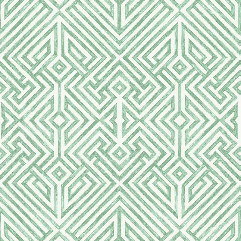 Lyon Green Geometric Key Wallpaper