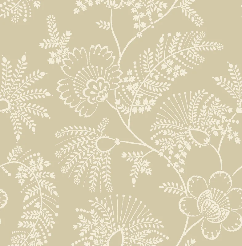 Maeve Butter Jacobean Trail Wallpaper