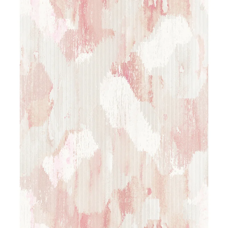 Mahi Blush Abstract Wallpaper from the Scott Living II Collection