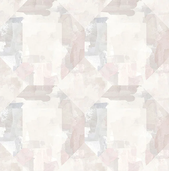 Perrin Lavender Gem Geometric Wallpaper