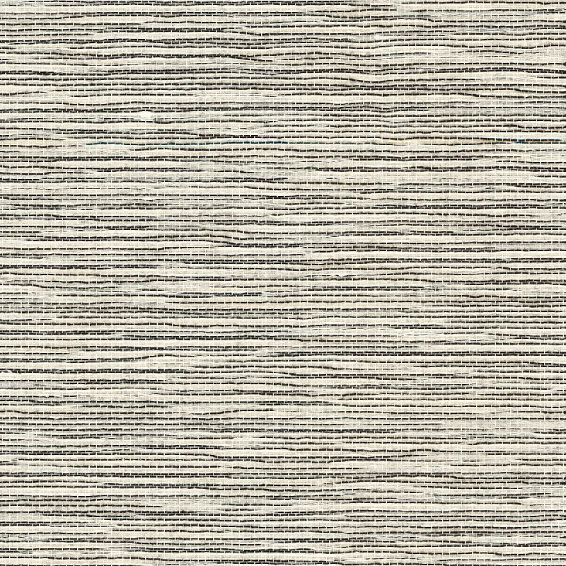 Sisal Grasscloth Wallpaper in Ivory and Jet Black from the Luxe Retreat Collection