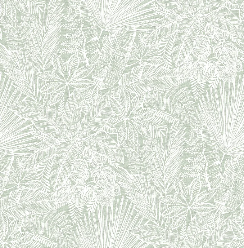 Vita Sage Botanical Wallpaper